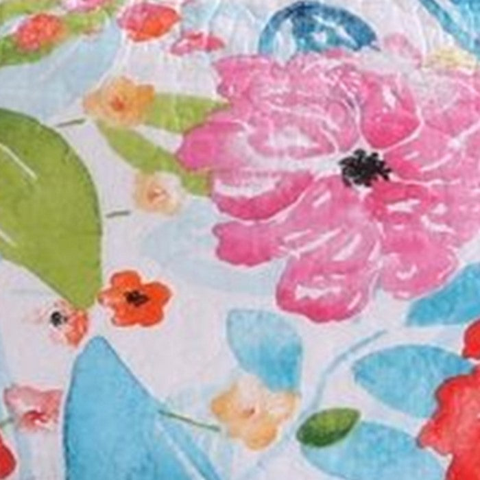 20 X 26 Floral Printed Pillow Sham with Polyester Filling, Multicolor