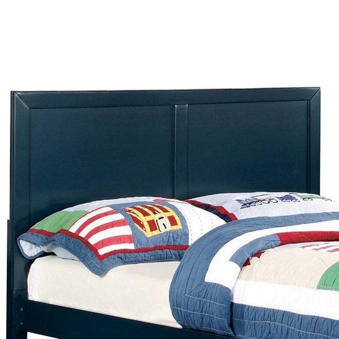 Prismo Traditional Full Queen Headbord, Dark Blue Finish