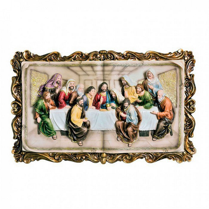 Homili Novelty Last Supper Plaque, Multicolor