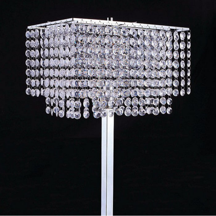 Rena Traditional Style Table Lamp, Chrome