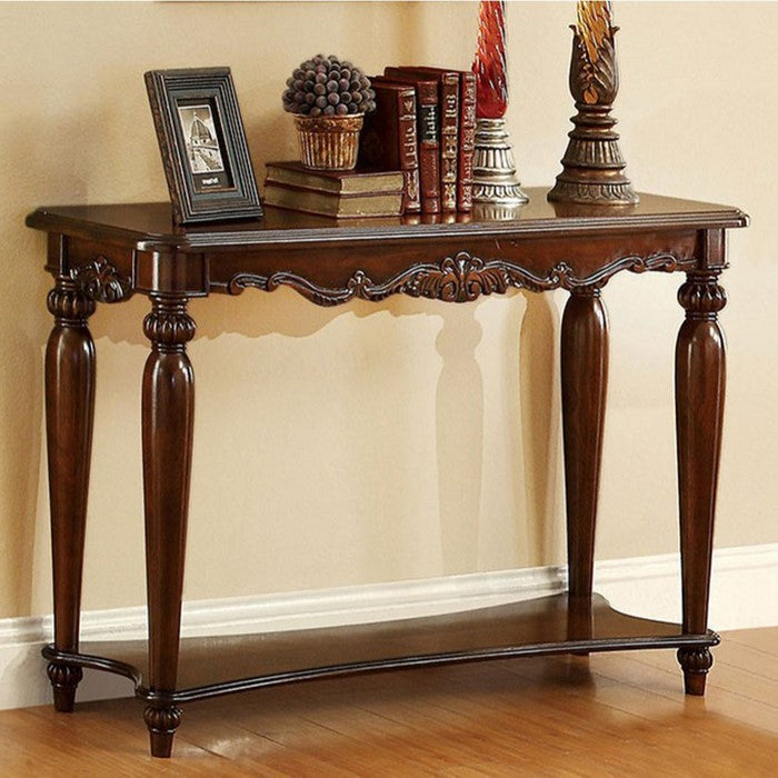 Bunbury Traditional Sofa Table, Cherry