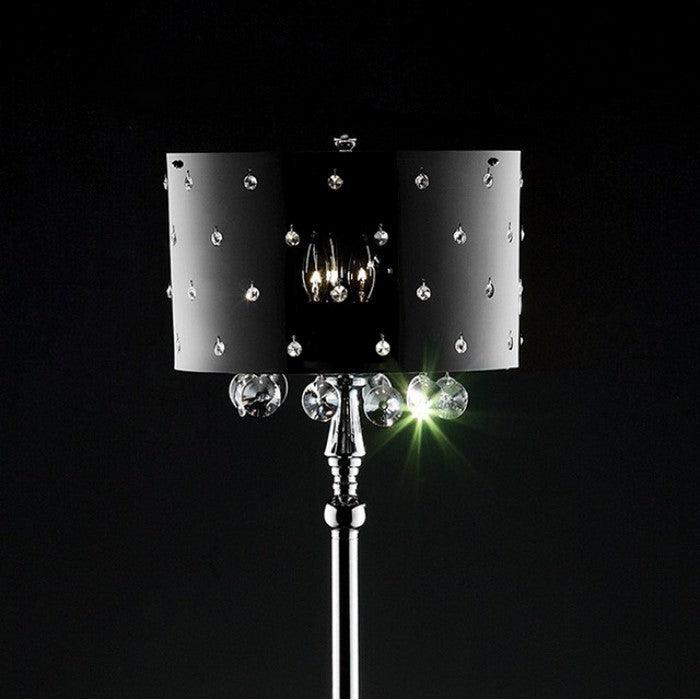 Bronte Contemporary Floor Lamp, Black