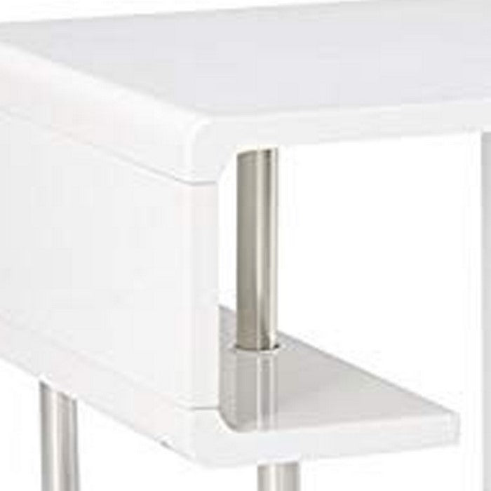 Ninove I Contemporary Style End Table, White
