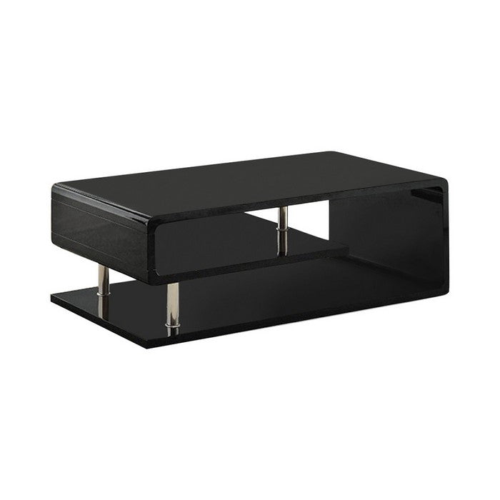Ninove Contemporary Style Coffee Table, Black