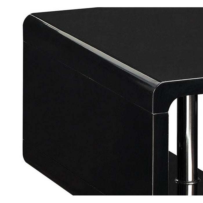 Ninove Contemporary Style End Table, Black