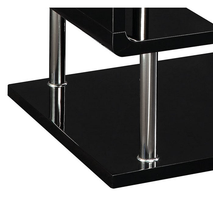 Ninove Contemporary Style End Table, Black