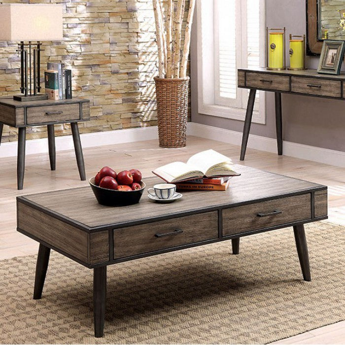 Vilhelm II Mid-Century Modern Coffee Table In Gray