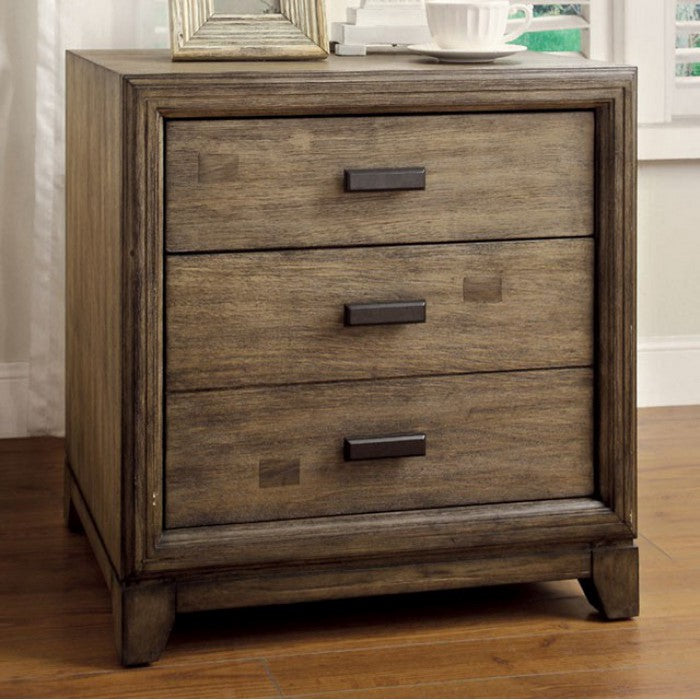 Antler Transitional Night Stand, Natural Ash