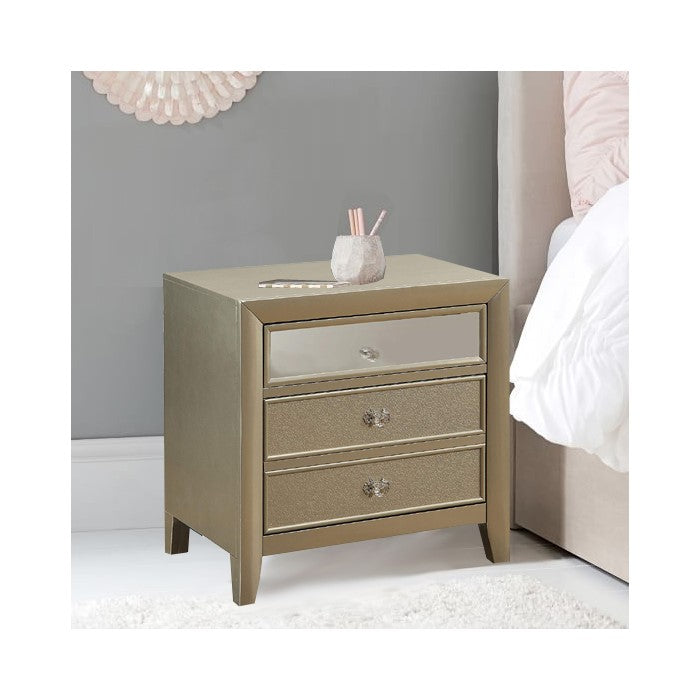 Fabric Upholstered Wooden Storage Bench with Engraved Legs, Gray