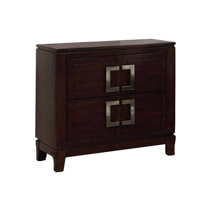 5 Drawer Wooden Jewelry Armoire with Knobs and Fluted Turned Legs, Gold