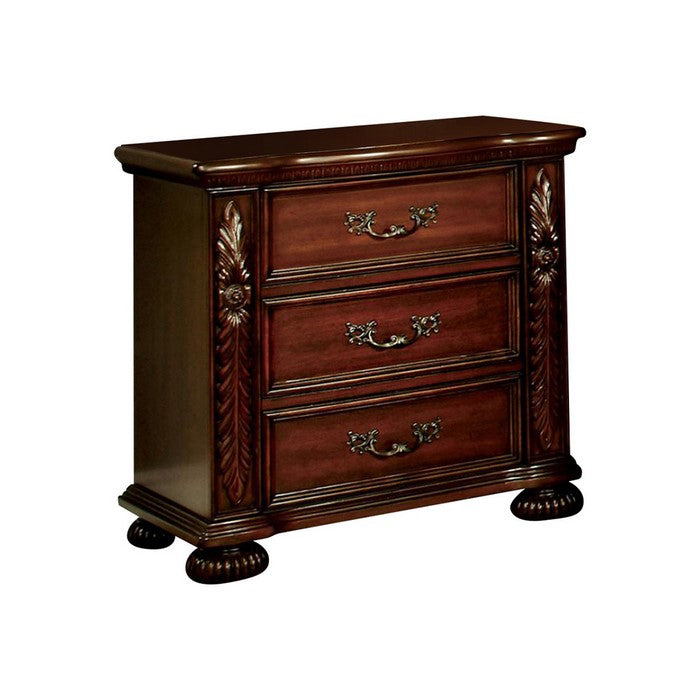Lift Top Wooden Jewelry Armoire with 6 Drawers, Distressed Brown
