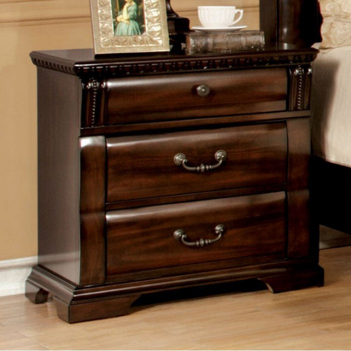 Leatherette Loveseat with Button Tufted and Nailhead Trim Details, Brown