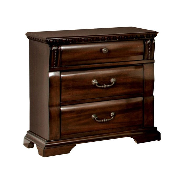 Leatherette Loveseat with Button Tufted and Nailhead Trim Details, Brown