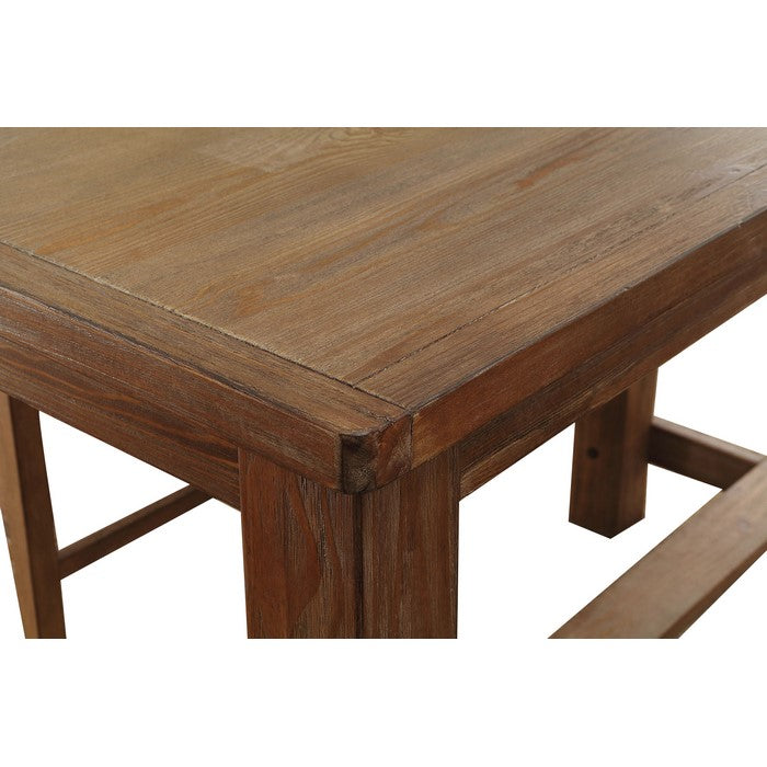 Sania Contemporary Counter Table In Natural Finish