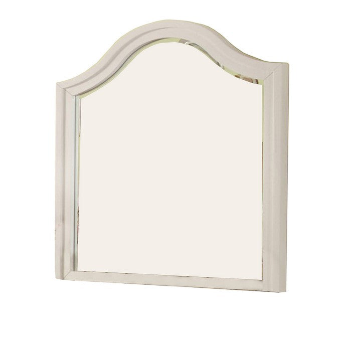 Roxana Transitional Mirror In White