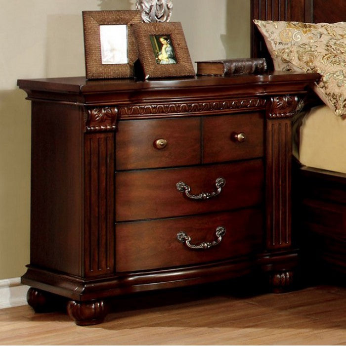 Grandom Night Stand, Cherry Brown