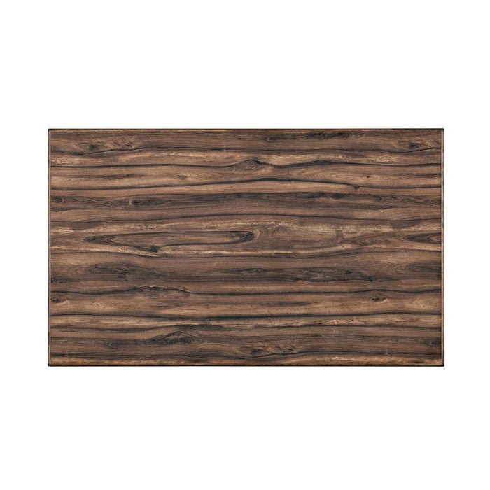 Eindride Mid-Cent Modern Dining Table, Brown