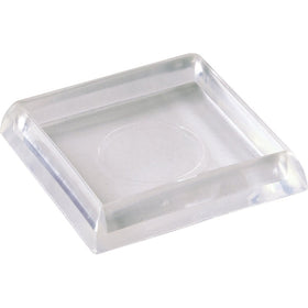 Shepherd Hardware 9089 1-7/8-Inch Smooth Plastic Furniture Cups, Clear, 4-Pack