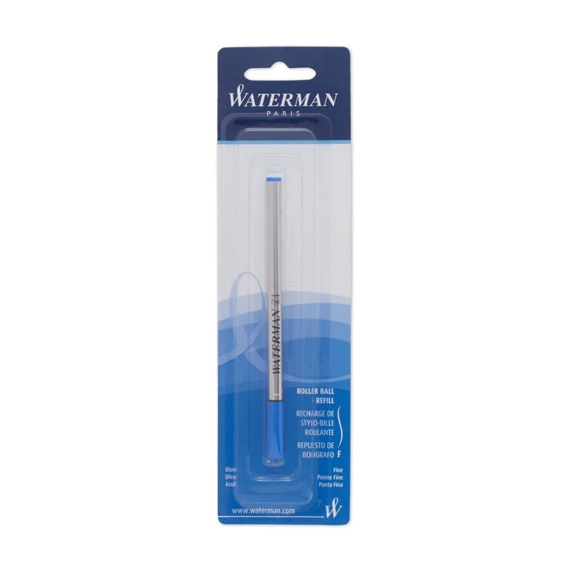 Waterman Rollerball Refill for Rollerball Pens, Fine point, Blue ink (540961)