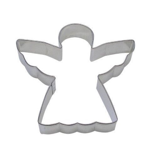 Cybrtrayd R and M Angel 4-Inch Cookie Cutter in Durable, Economical, Tinplated Steel
