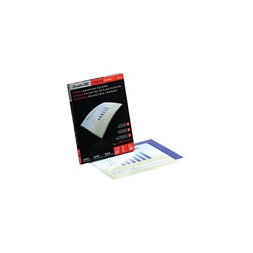 GBC HeatSeal LongLife Laminating Speed Pouches, Letter Size, 11.5 x 9 -Inches, 3 mm Thickness, Clear, 100 Pouches per Pack (3200715)