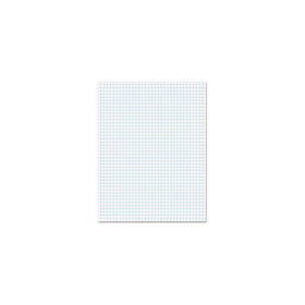 Ampad 8 1/2 x 11 Inches White Quad Pad, 4 Square Inch, 50 Sheets, 1 Each (22-030C)