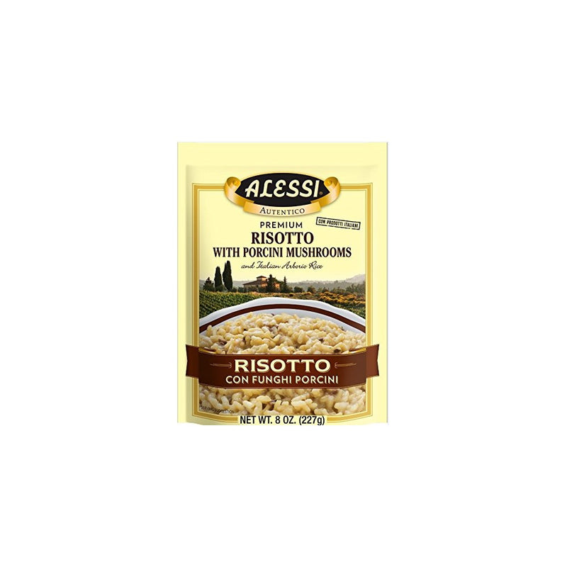 Alessi Funghi Risotto with Porcini Mushrooms, 8-Ounce Packages (Pack of 6)