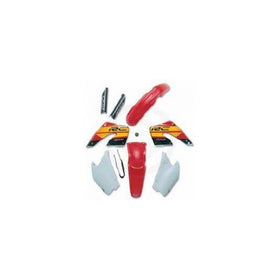 UFO HO03600041 Replacement Plastic (FOR HONDA R-FDR CR250 97-99 WHITE)