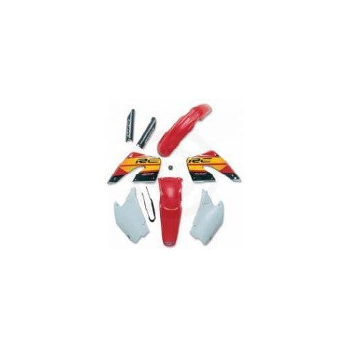 UFO HO03600041 Replacement Plastic (FOR HONDA R-FDR CR250 97-99 WHITE)