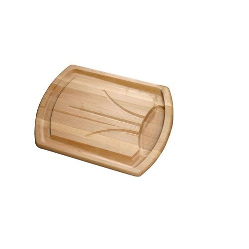J.K. Adams 20-Inch-by-14-Inch Maple Wood Traditional Carving Board with Juice Groove