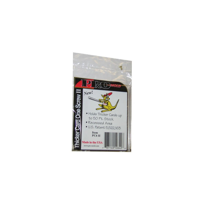 BCW PM-PC6II Thick Card 1-Screw Screwdown - 50 Pt. (5 Year Uv)