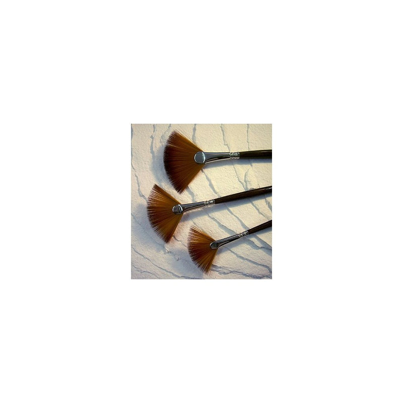 Escoda Prado 3133 Oil & Acrylic Tame Synthetic Sable Paint Brush Fan; Size 6