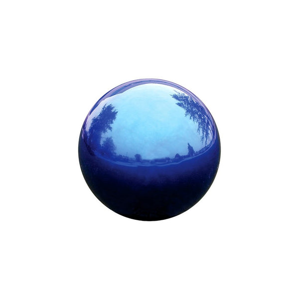 VCS BLU10 Mirror Ball 10-Inch Blue Stainless Steel Gazing Globe