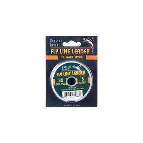 Crystal River Test Fly Line Leader, 6-Pound/30-Yard