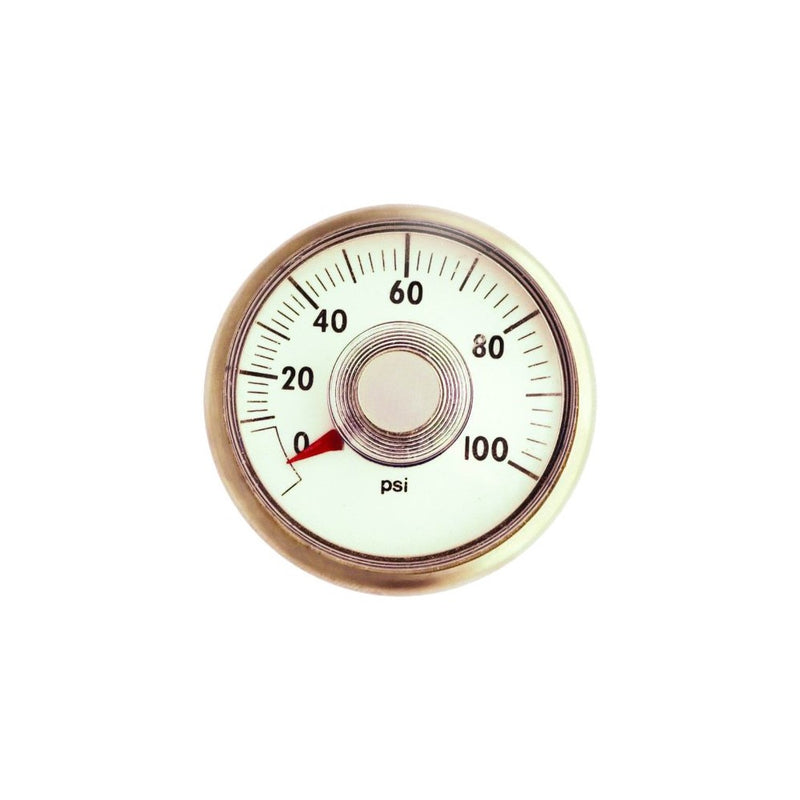 Milton 638-7 1/8" NPT Center Back Mount Pressure Gauge