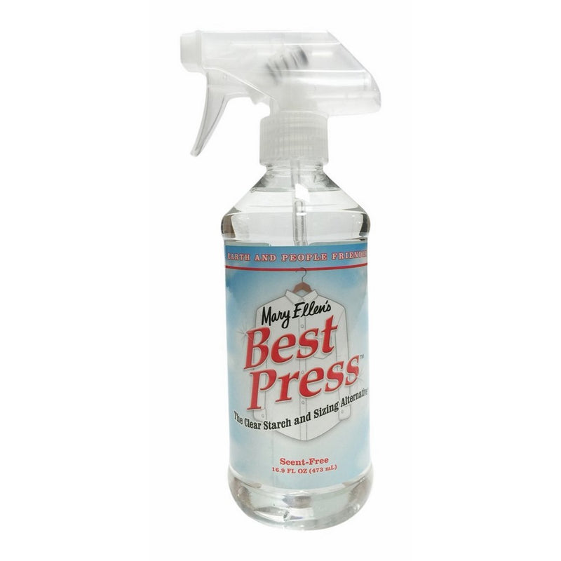 Mary Ellen's Best Press Clear Starch Alternative 16 Ooz, Scent Free