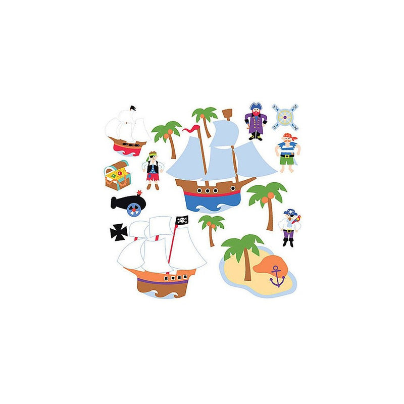 Wallies 15228 Olive Kids Pirates Wallpaper Mural, 2-Sheet