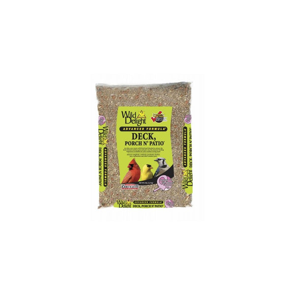 Wild Delight Deck, Porch N' Patio No Waste Bird Food, 5 lb