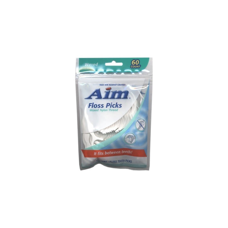 Aim Floss Picks Waxed 50 Each (Pack of 3)