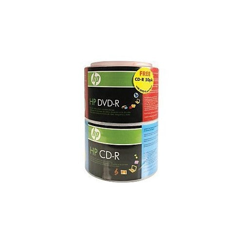 HP DVD-R/CD-R 16X Disk 100 Pack