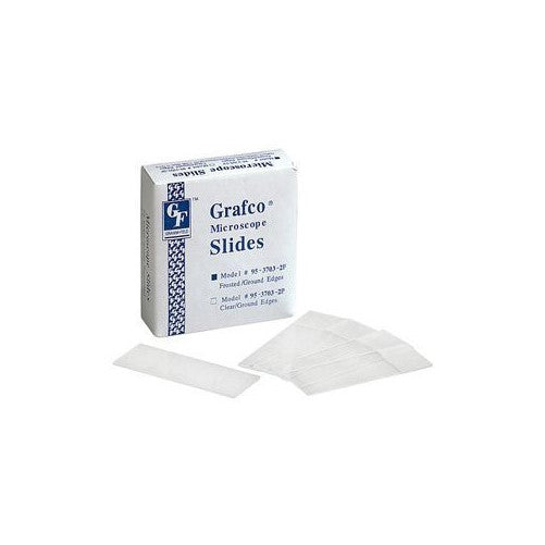 Grafco Microscope Slides - Clear, 3" x 1"