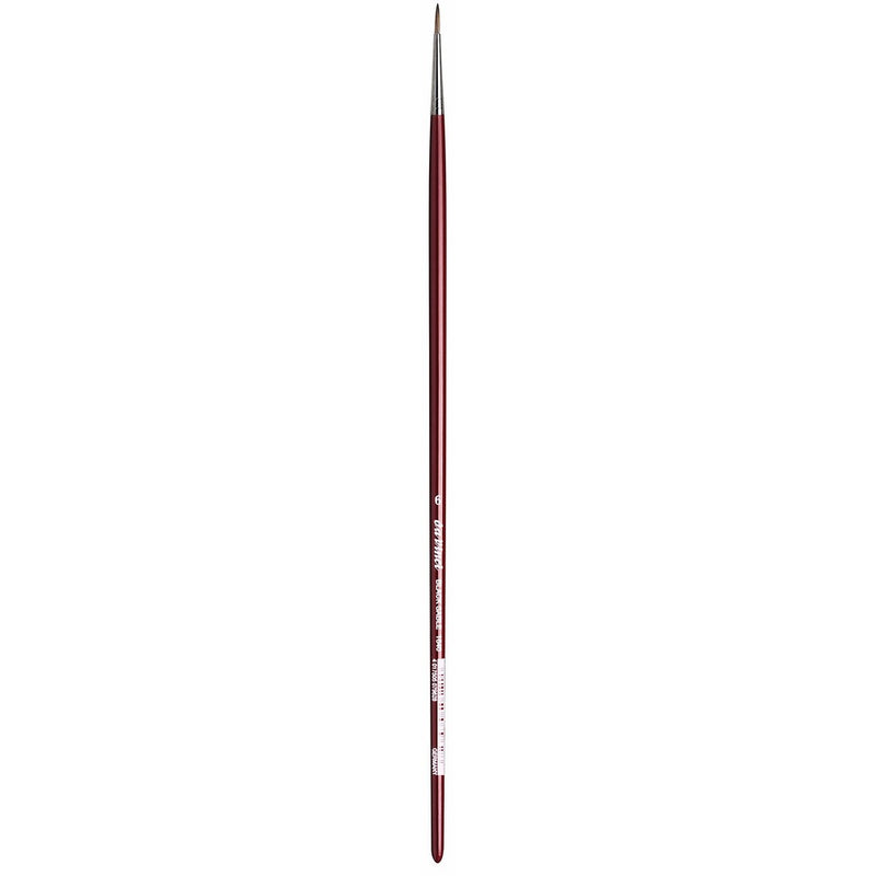 da Vinci Oil & Acrylic Series 1640 Oil Paint Brush, Round Russian Black Sable, Size 6 (1640-06)