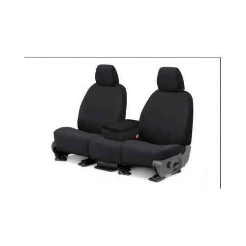 Covercraft SeatSaver Front Row Custom Fit Seat Cover for Select Ford F-250 Super Duty/Ford F-350 Super Duty Models -Polycotton (Charcoal)