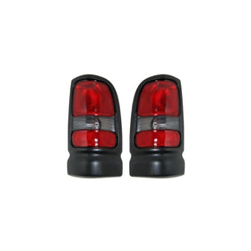 Dodge RAM Pickup (non-Sport) Replacement Tail Light Unit (Black) - 1-Pair
