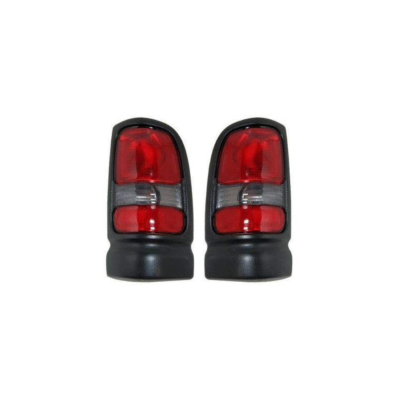Dodge RAM Pickup (non-Sport) Replacement Tail Light Unit (Black) - 1-Pair