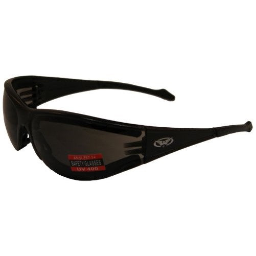 Global Vision Full Throttle Glasses (Black Frame/Smoke Lens)