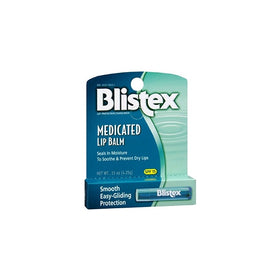 Blistex Medicated Lip Balm with SPF 15 for Dryness, Chapping and Soothes Irritated Lips, 0.15oz - Pack of 6