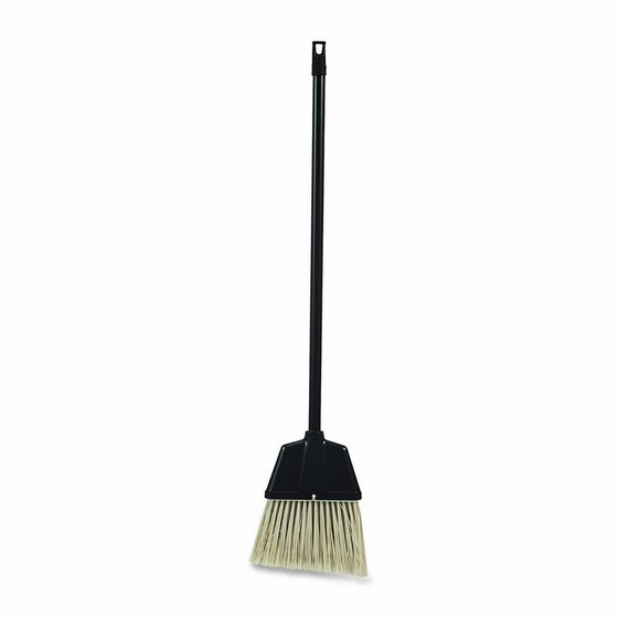 Genuine Joe GJO02408 Lobby Dust Pan Manual Broom with Handle, 32" Handle Length