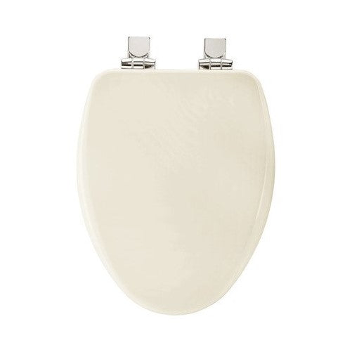 Bemis 7B19170CHSL 346 Elongated High Density Molded Wood Closed Front Toilet Seat with Cover, Biscuit