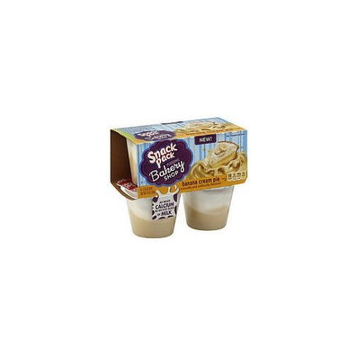 Snack Pack Banana Cream Pie Pudding 4 pk